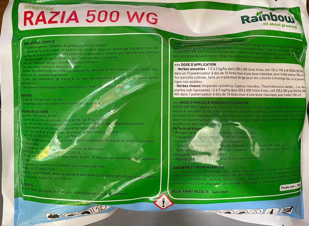 RAZIA  500WG 1KG